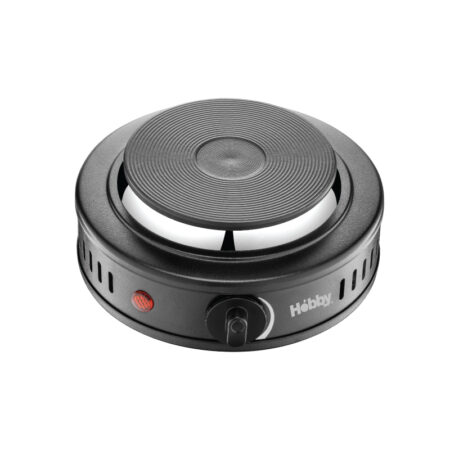 Ηλεκτρική Εστία Καφέ HHP-40372 Hobby 500W Mε Θερμοστάτη Μαύρη