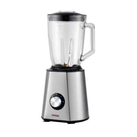 ΜΠΛΕΝΤΕΡ HBL-40377 ΗΟΒΒΥ ΥΑΛΙΝΗ ΚΑΝΑΤΑ 1.5L 1500W INOX/ΜΑΥΡΟ