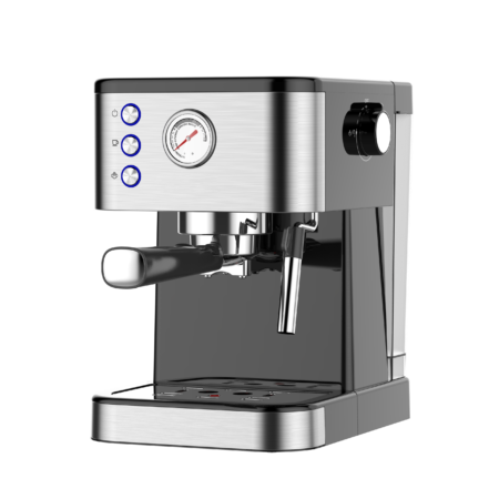 Μηχανή καφέ espresso HEM-40446 Hobby 3ΣΕ1 20BAR Inox/Μαύρη