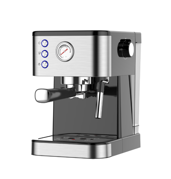 Μηχανή καφέ espresso HEM-40446 Hobby 3ΣΕ1 20BAR Inox/Μαύρη