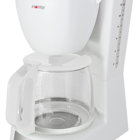ΚΑΦΕΤΙΕΡΑ HCM-40471 HOBBY 1.2L 12ΦΛ ΛΕΥΚΗ/INOX
