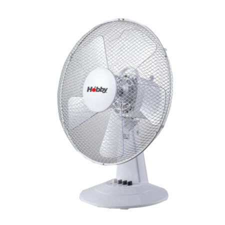ΑΝΕΜ ΕΠΙΤΡΑΠΕΖΙΟΣ 40CM HTF-80600 HOBBY ΛΕΥΚΟΣ 5ΦΤΕΡΑ